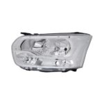 Faro Anteriore Destro Ford Transit 2014+ - Parabola Cromata Con Motore Con Luce Diurna A Led