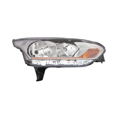 Faro Anteriore Destro Ford Transit Connect Tourneo 2014-2017 - Con Motore Parabola Cromata
