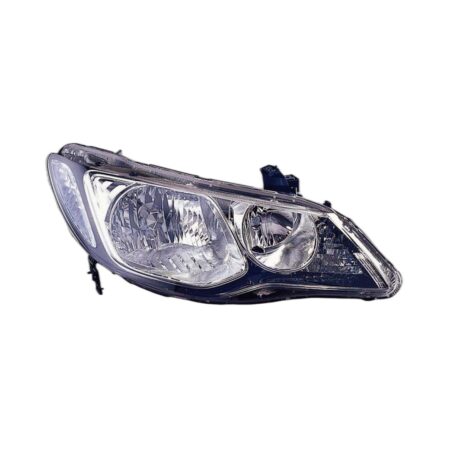 Faro Anteriore Destro Honda Civic 2007-2008 - Hybrid 4P. Parabola Nera