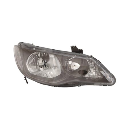 Faro Anteriore Destro Honda Civic 2009-2011 - Hybrid 4P. Parabola E Cornice Nera