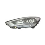 Scheinwerfer Rechts Hyundai Tucson 2015-2017 – Mit Motor Mit LED Tagfahrlicht Schwarzer Reflektor, Originalnummer