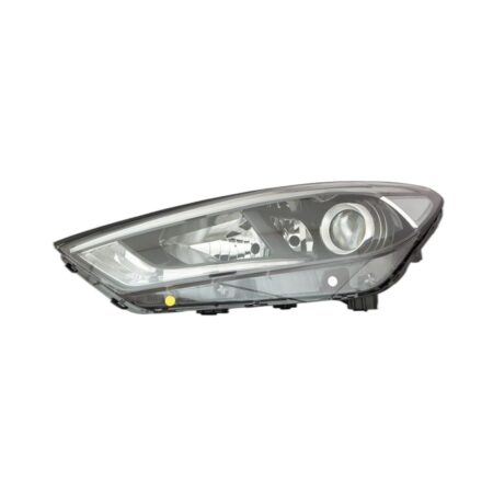 Faro Anteriore Destro Hyundai Tucson 2015-2017 - Con Motore Con Luce Diurna A Led Parabola Nera