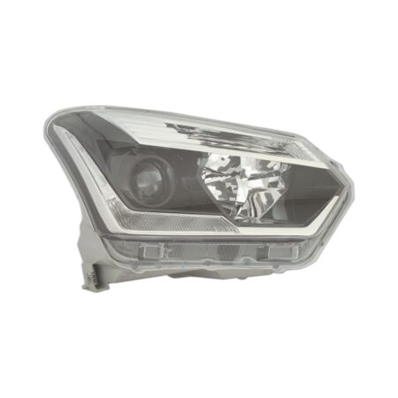Faro Anteriore Destro Isuzu D-Max 2017+ - Con Motore Parabola Nera A Led