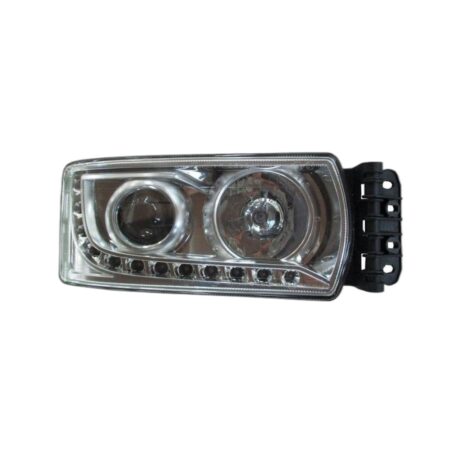Faro Anteriore Destro Iveco Stralis 2013-2018 - Con Luce Diurna A Led Regolazione Manuale Con Centralina