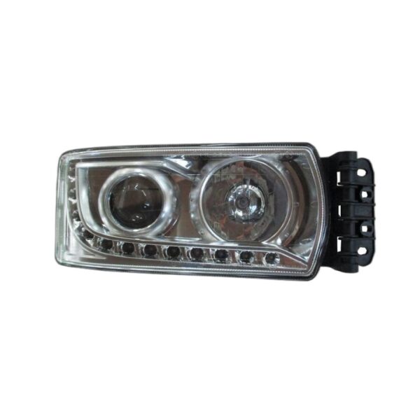 Faro Anteriore Destro Iveco Stralis 2013-2018 - Con Luce Diurna A Led Regolazione Manuale Con Centralina