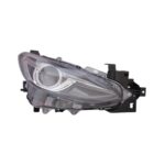 Faro Anteriore Destro Mazda 3 2013-2016 - Bixeno Con Luce Diurna A Led Parabola Nera