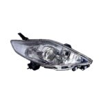 Faro Anteriore Destro Mazda 5 2005-2007 - Parabola Cromata Con Bordo Superiore Nero