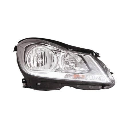 Faro Anteriore Destro Mercedes Classe C W204 Berlina - Coupe' 2011+ - Con Motore Elettrico Incluso Parabola Cromata