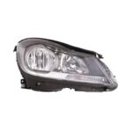 Faro Anteriore Destro Mercedes Classe C W204 Berlina - Coupe' 2011+ - Con Motore Elettrico Incluso Parabola Nera