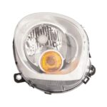 Faro Anteriore Destro Mini Countryman 2010+ - - Paceman 2012 Con Fanalino Arancio Con Motore Elettrico Incluso