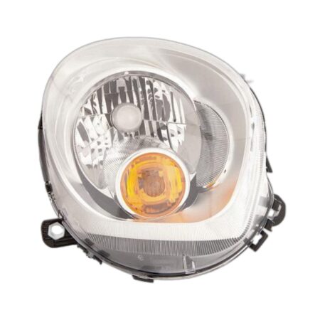 Faro Anteriore Destro Mini Countryman 2010+ - - Paceman 2012 Con Fanalino Arancio Con Motore Elettrico Incluso