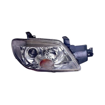 Faro Anteriore Destro Mitsubishi Outlander 2003-2006 - Parabola Cromata Regolazione Manuale