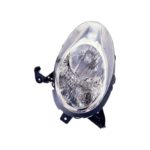 Faro Anteriore Destro Nissan Micra 2007-2009 - Parabola Cromata E Bordo Superiore Nero