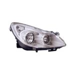 Faro Anteriore Destro Opel Corsa 2006-2010 - Parabola Cromata