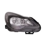 Faro Anteriore Destro Opel Corsa 2011-2014 - Parabola Nera Con Motore