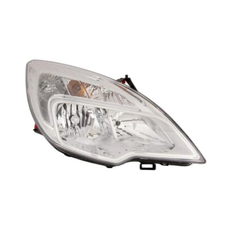 Faro Anteriore Destro Opel Meriva B 2010-2013 - Parabola Cromata Con Motore Elettrico Incluso