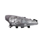 Faro Anteriore Destro Peugeot 207 2007+ - Con Fendinebbia Parabola Nera