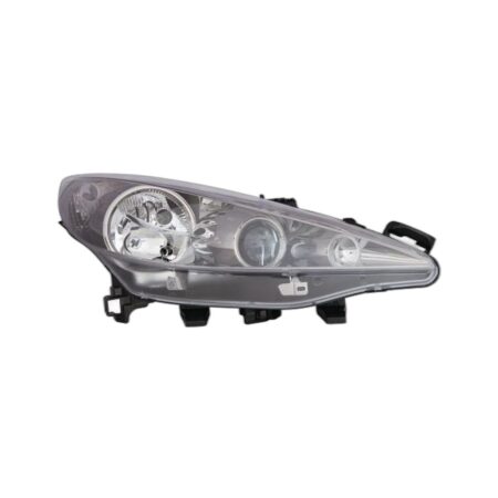 Faro Anteriore Destro Peugeot 207 2007+ - Con Fendinebbia Parabola Nera