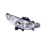 Scheinwerfer Rechts Peugeot 207 – Ohne Nebelscheinwerfer verchromte Reflektordose, Originalnummer 6206-95, 620695