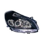 Scheinwerfer Rechts Renault Clio 2005-2008 - Schwarze Parabolschale – Mit Linsenoptik Schwarze Parabolschale, Originalnummer