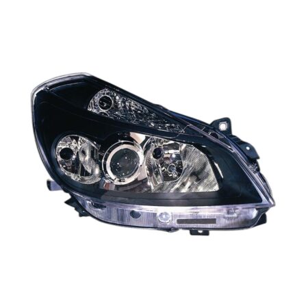 Faro Anteriore Destro Renault Clio 2005-2008 - Con Lenticolare Parabola Nera