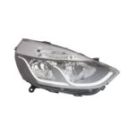 Faro Anteriore Destro Renault Clio 2015 - Con Motore Parabola Nera Profili Interni Bianchi