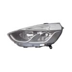 Faro Anteriore Destro Renault Clio 2016-2018 - Con Motore Parabola Nera Profili Interni Cromati