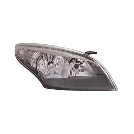 Faro Anteriore Destro Renault Megane 2012-2013 - Parabola Cromata Bordo Nero Con Motore Elettrico Incluso