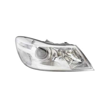 Faro Anteriore Destro Skoda Octavia 2009-2012 - Con Motore Elettrico Incluso Parabola Cromata