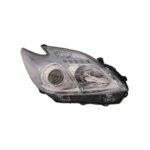 Faro Anteriore Destro Toyota Prius 2009-2010 - Parabola Cromata Con Cornice Inferiore Azzurra