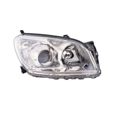 Faro Anteriore Destro Toyota Rav 4 2009 - Parabola Cromata Con Motore Elettrico Incluso