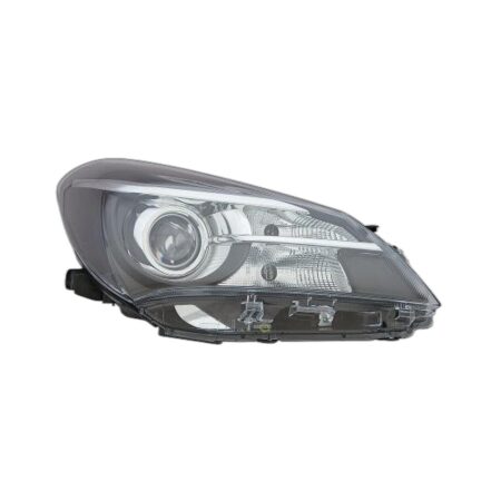 Faro Anteriore Destro Toyota Yaris 2014-2016 - 5 Porte Con Lenticolare Parabola Nera