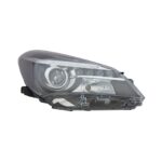 Faro Anteriore Destro Toyota Yaris 2014-2016 - 5 Porte Con Lenticolare Parabola Nera A Led