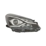 Faro Anteriore Destro Toyota Yaris 2017-2019 - Parabola Nera Con Lenticolare