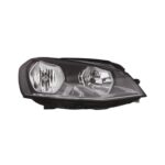 Faro Anteriore Destro Volkswagen Golf Vii 2012-2016 - Parabola Nera Con Motore