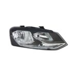 Faro Anteriore Destro Volkswagen Polo 2014-2016 - Parabola Nera Con Motore