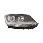Faro Anteriore Destro Volkswagen Sharan 2010+ - Con Motore Parabola Nera
