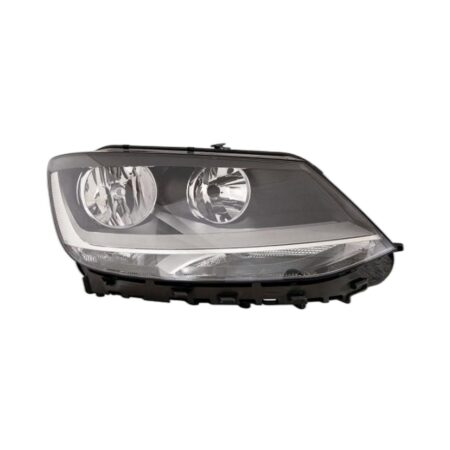 Faro Anteriore Destro Volkswagen Sharan 2010+ - Con Motore Parabola Nera