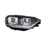 Faro Anteriore Destro Volkswagen Sportsvan 2014+ - Parabola Nera Con Motore