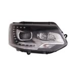 Faro Anteriore Destro Volkswagen T5 2011+ - Con Luce Diurna A Led Con Motore