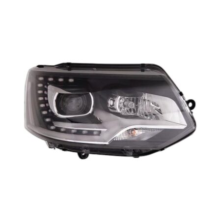 Faro Anteriore Destro Volkswagen T5 2011+ - Con Luce Diurna A Led Con Motore