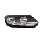 Faro Anteriore Destro Volkswagen Tiguan 2011-2015 - Parabola Nera Con Motore Elettrico Incluso