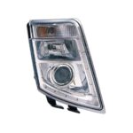 Scheinwerfer Rechts Volvo Truck Fh16 2008-2019 - LED - Verchromter Reflektor - Manuell, Originalnummer 21123489, 82304585