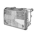 Faro Anteriore FIAT 127 Diesel-Benz Iv Dx Fitam