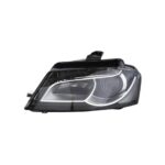 Faro Anteriore Sinistro Audi A3 2009-2011 - Xenon Con Motore E Luce Diurna A Led Parabola Nera
