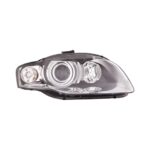 Scheinwerfer Links Audi A4 2004-2006 - Weißer Blinker (transparent) – Xenon mit weißem Positionslicht mit Elektromotor