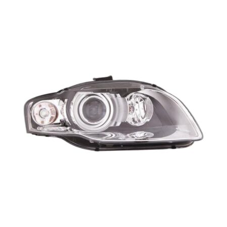Faro Anteriore Sinistro Audi A4 2004-2006 - Freccia Bianca (trasparente) – Xenon Con Fanalino Bianco Con Motore Elettrico