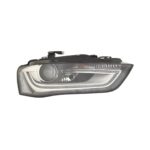 Faro Anteriore Sinistro Audi A4 2012-2014 - Xenon+H7 Con Luce Diurna A Led Afs Con Motore Parabola Nera