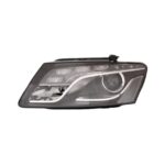 Faro Anteriore Sinistro Audi Q5 2008-2011 - Xenon Con Motore Parabola Nera Con Luce Diurna A Led