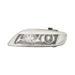 Faro Anteriore Sinistro Audi Q7 2006-2008 - Xenon Parabola Cromata Con Motore